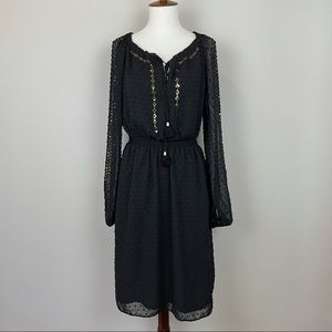 Altuzarra x Target Swiss Dot Black Gold Dress